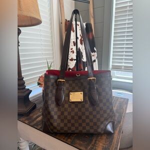 Louis Vuitton Damier Ebene Hampstead w/COA